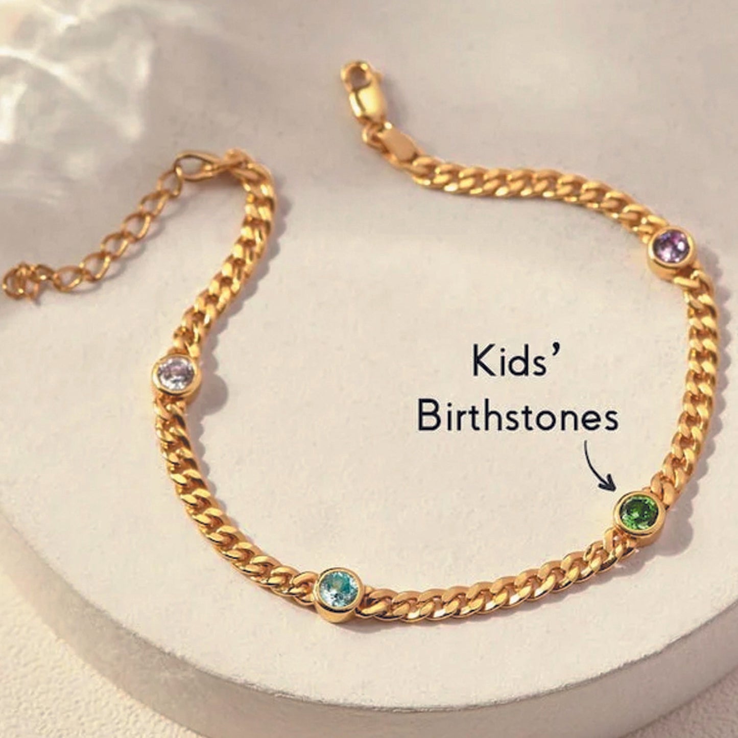 kids birthstones bracelet