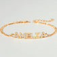 cz name bracelet