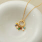 custom birthstones necklace