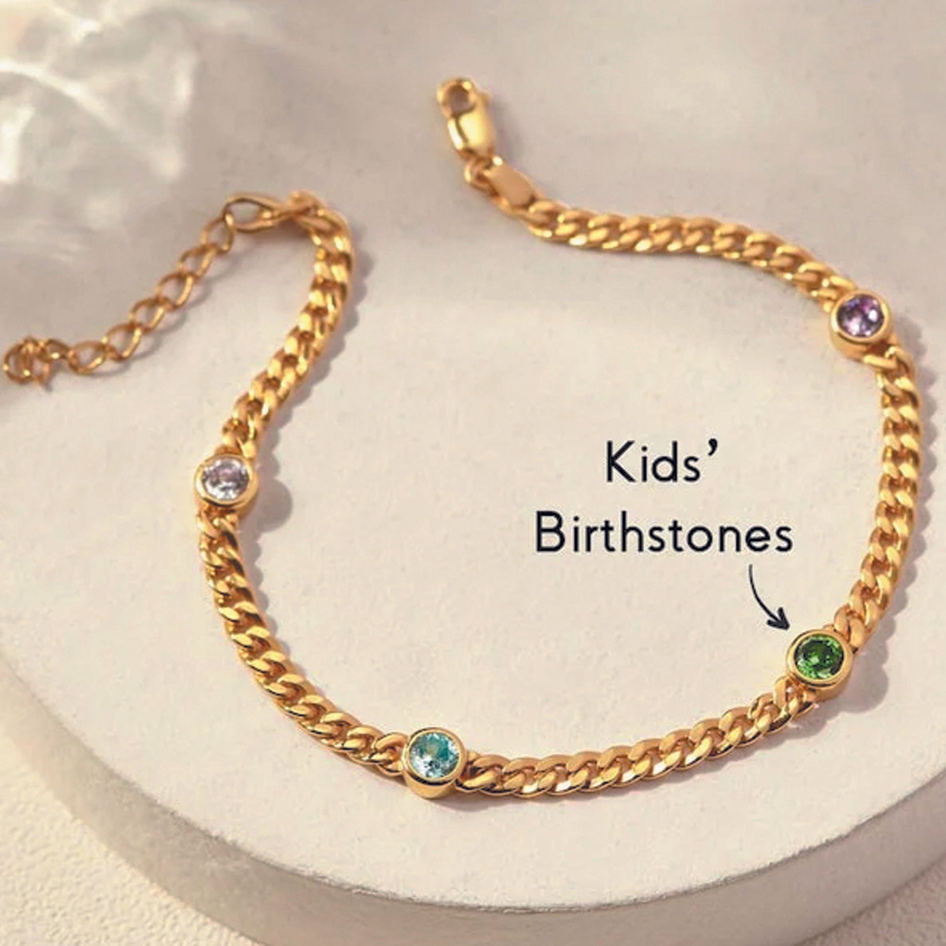 kids birthstones bracelet
