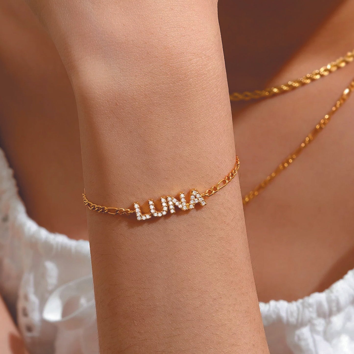 personalised name bracelet